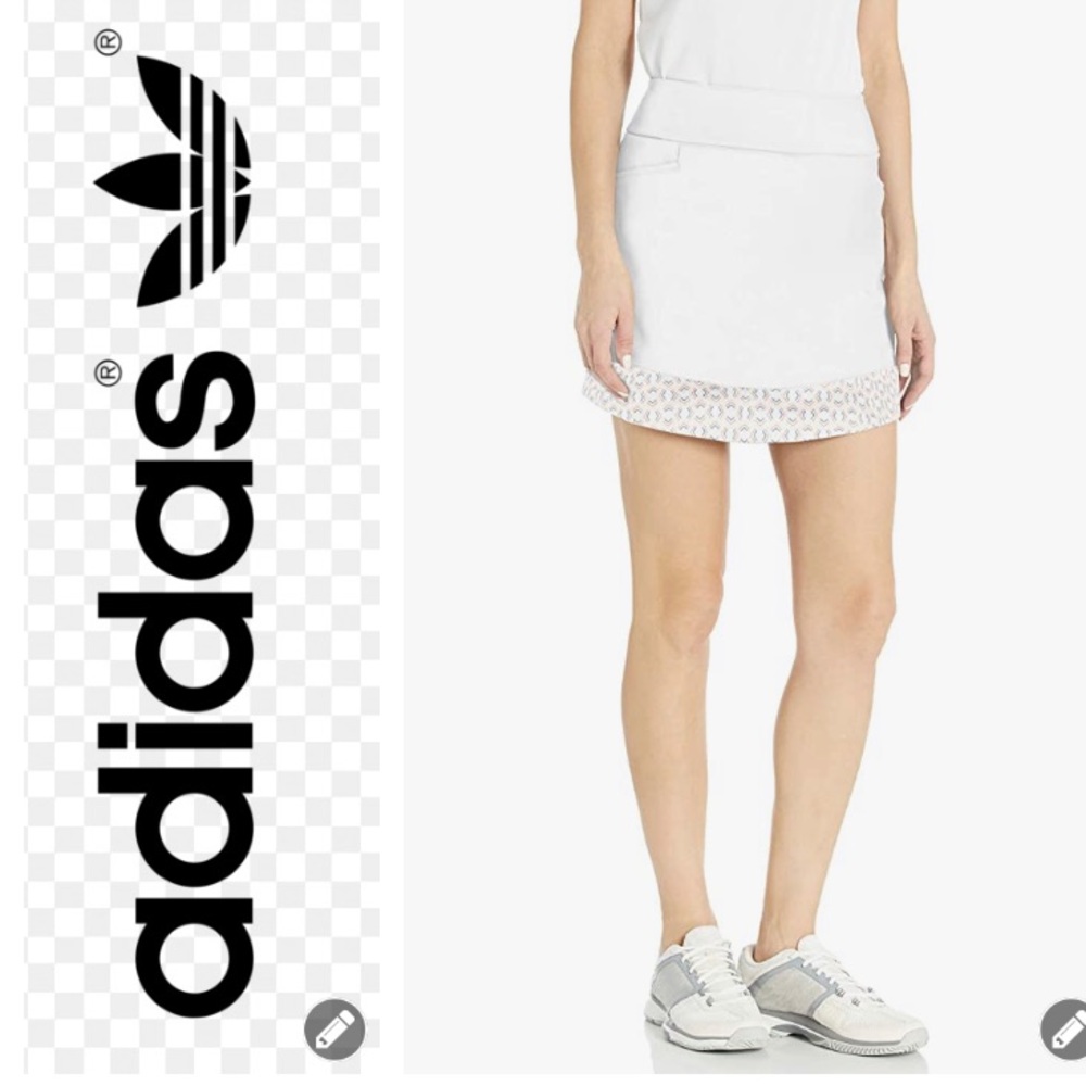 NWT Addidas Ultimate365 Printed Knit Skort